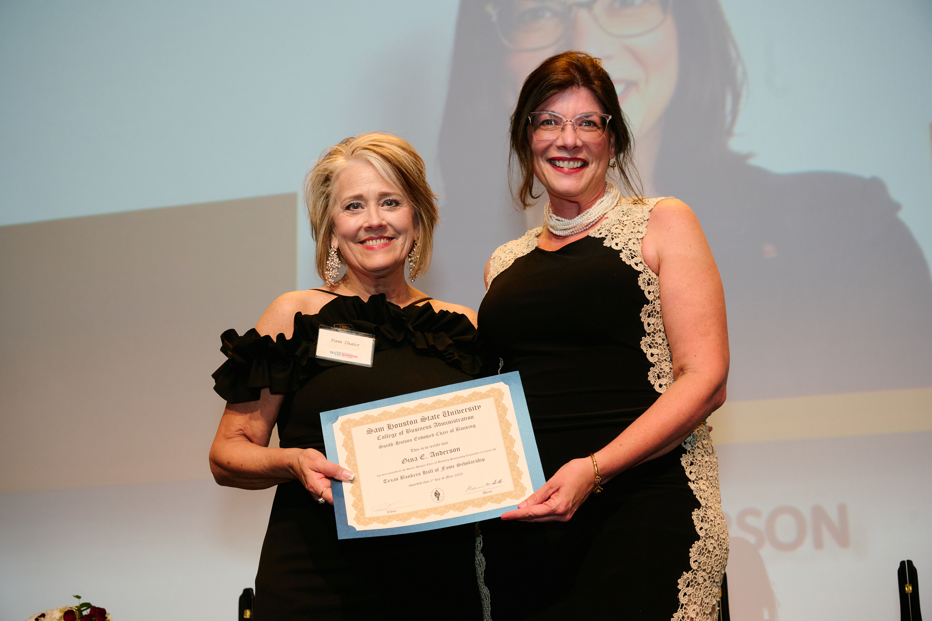 Texas Bankers Hall of Fame Scholarship winner