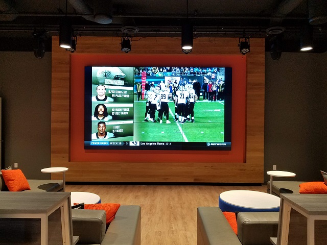 Stage Lounge and Video Wall