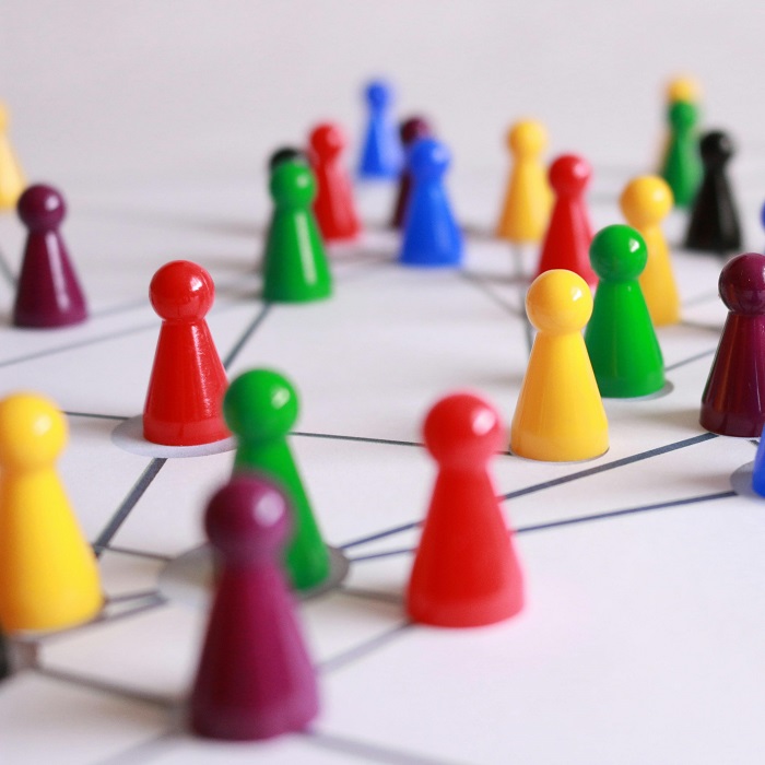 colourful pieces on a board