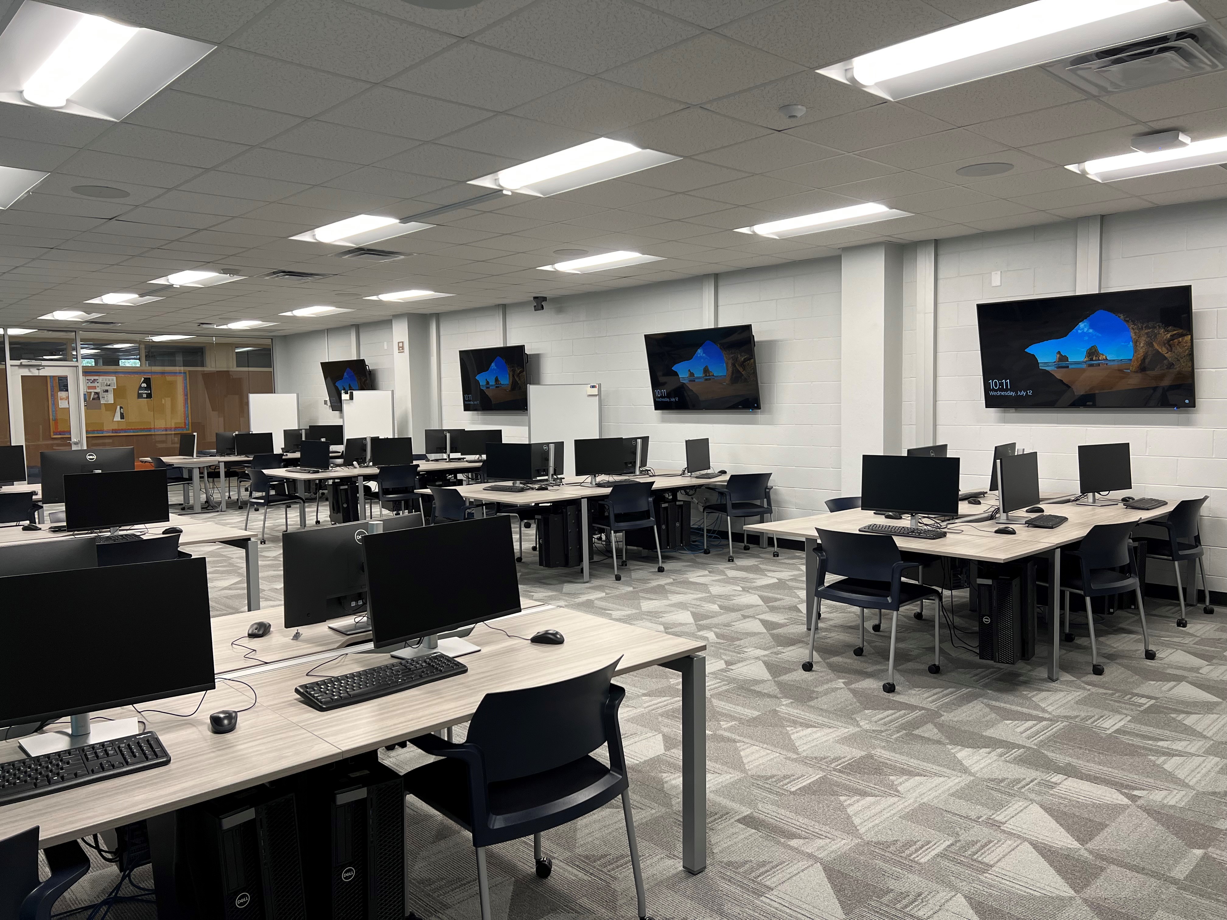 View from instructor station